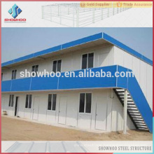 easy install and low cost steel structure prefab house